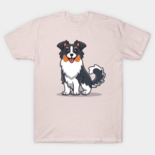 Cute Australian Shepherd Dog T-Shirt